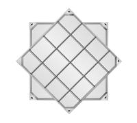 Invisible Stainless Steel Manhole Cover & Frame - Heavy-Duty Underground Drainage Garage Sewer Drain Cover Recessed Inspection Septic Tank Access Durable Metal Sewage Solution