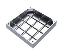 Invisible Stainless Steel Manhole Cover & Frame, Square Inground Septic Tank Lid, 31.9"x31.9"x3.1", Ideal for Patios & Outdoor Areas, & Rust-Resistant