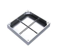 Invisible Stainless Steel Manhole Cover & Frame, Square t Sewer Pit Lid for Patios, Heavy-Duty, 15.7"x15.7"x3.1", & Rust-Resistant.