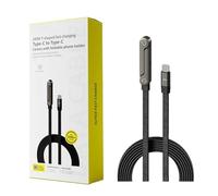 Invisible Stand Charger Cable - 2 In 1 Stand Data Cable, Rapid Power Restoration 240w Data Charging Cables | Charging Cables For Home Office Travel Gamers Tech Computer Desk Nightstand Car Workshop