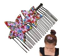 Invisible Star Hair - Star Shape Hair Combs Pentagram Hairpin - Women's Star Hair Accessories, Hair Finishing Fixer Comb, Hair Combs For Women Hair Decoration