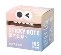 Invisible Sticky Notes, Clear Sticky Pads, Pull-Out Memo Roll | Paper Material, 7.5x7cm Size | 1 Roll, for Students, Workplace, Notebook and School