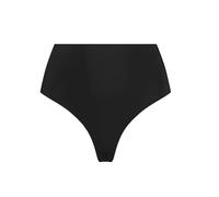 Bye Bra Invisible Mid Waist Thong, Light Control, Comfortable, Shapewear For Women, Soft Fabric, Lightweight Shapewear, Black, M
