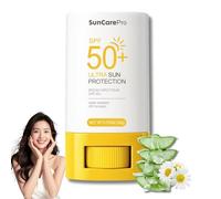 Invisible Sun Stick SPF 50 Broad Spectrum, Face & Body Sunscreen Stick Water Resistant 80Mins, Non-Greasy No White Cast Sun Cream Factor 50, Vitamin E Formula, 20g Travel Sun Cream