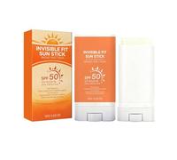 Invisible Sunscreen Stick SPF 50, Moisturizing Sun Stick for Face & Body, Lightweight Waterproof Sweat Proof And Non Stickys, Broad Spectrum UVA/UVB Protection(1)