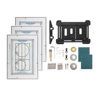 Invisible Tile Pressure Plate Actuator for Geberit Sigma Series with Magnetic Attachment, Modern Bathroom Design, Easy Tool-free Installation, Full Mounting Accessories, 22.2 x 14 cm