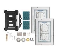 Invisible Tile Pressure Plate Actuator, Seamless Integration for Modern Bathroom Design, Compatible with Geberit for Sigma Series, Tool-free Assembly, with Cutting Templates and Milling Accessories