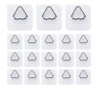 Invisible Wall Plate Hangers - 18-Way Wall Plate Hanger with Stainless Steel Hooks | No-Nail Decorative Plate Brackets | Safe Picture Hanging Set, Art & Craft Wall Hooks, Home Decor Display