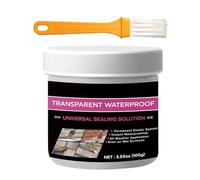 Invisible Waterproof Agent, Easy Application and Smọoth Finish, 100g, with Brush, Invisible Transparent Sealant, Crack Repair Adhesive, for Roof Walls Bathroom
