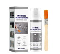 Invisible Waterproofing Agent - 100ml Brush, On Solution Wall Crack Sealant, All-Weather Bonding Formula, Indoor Outdoor Leak Blocker | Water repellents Coating For Roof Basement RV Marine Window