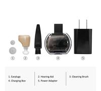 Invisible Wireless Hearing Aids For Deafness Elderly Rechargeable In Ears First Aids Tools Mini Sound Amplifier CIC