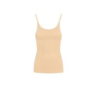 Bye Bra Invisible Body Shapping Camisole, Light Tummy Control Tank Top, Cami Vest with Adjustable spaggetti Straps, Slimming Shapewear, Nude and Black, S-XL (Beige, S)