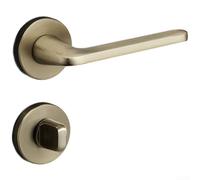 Invisible Zinc Alloy Door Lock with Concealed Handle, Modern Design for Bedroom and Room Doors Offering Privacy (C)