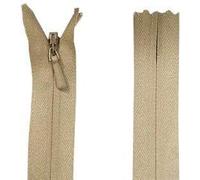 Invisible Zip Concealed Zipper Tape Closed End Premium Quality Zipper for Dresses, Skirts, Pillows or Sewing Craft 7" 8" 9" 12" Assorted Colors (Beige 7 Inch)