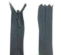 Invisible Zip Concealed Zipper Tape Closed End Premium Quality Zipper for Dresses, Skirts, Pillows or Sewing Craft 7" 8" 9" 12" Assorted Colors (Grey 8 Inch)