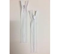 Invisible Zip,Woven, Concealed,Close-END,6-8-10-12-14-16-18-20-22-24 inch, (Pure White, 12 inch)