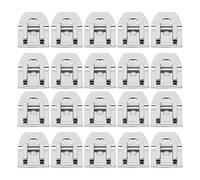 Invisible Zipper Foot Stainless Steel Simple Household Sewing Machine Pressing Foot 20 Pcs for Most Scenarios