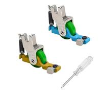 Invisible Zipper Presser Foot with Roller Wheel Foot