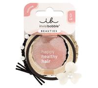 Invisibobble Beauties Flower Pearl luxury hair ties for everyday wear 4 pcs, Flower Pearl