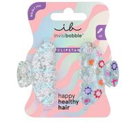Invisibobble Boldly you Clipstar M Cosmic Glow set of two small hair clips 2 pcs, Cosmic Glow