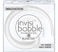 Invisibobble Bunstar Crystal Clear Hair Clip, 1 x Hair Clip for bun-Styling for Girls and Women, Strong Hold and Gentle on Hair, Without Metal, The Original Designed in The Heart of Munich