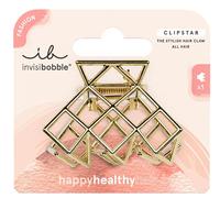 Invisibobble Clipstar Divine Metal Gold Mini Clip for Fine Hair - Chic & Secure 1 pcs, gold