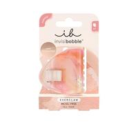invisibobble EVERCLAW M Pink Blossom (1 Piece) - Hair Clip Women & Girls in Pink - Large, Hair-Friendly & Metal-Free - Recyclable Hair Clip for Thick Hair - Stylish & Sustainable Marble Look