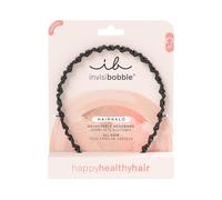 invisibobble Hairhalo headband True Dark Sparkle, 1x adjustable headband for girls & women, soft, hair-friendly and comfortable, the original designed in the heart of Munich, color black stone
