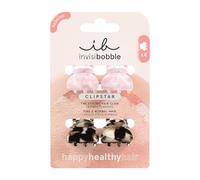 Invisibobble Clipstar Petit Four hair clips for gripping small strands of hair 1 pcs, Black / Tiger