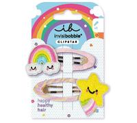 Invisibobble Kids Clipstar Happy Sky Hair clips for little fashionistas 2 pcs, Happy Sky