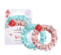 invisibobble Kids Puppy Love Colourful Scrunchie & Spiral Hair Scrunchie for Children Maximum Hold Gentle on Hair Girls Hair Scrunchies 2 Pack