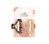 invisibobble - CLIPSTAR Golden Roar Hair Clip Set - 2 Medium Hair Claws - Elegant, Medium Hair Clips with Leo Pattern for Secure Hold - Trendy Look, Secure Hold Healthy Hair