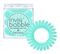 invisibobble ORIGINAL Hair Ties, Mint To Be, 3 Pack - Traceless, Strong Hold, Waterproof - Suitable for All Hair Types