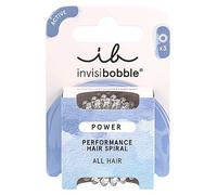 Invisibobble Power Performance Hair Spiral hair elastics 3 pcs, Crystal Clear