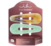 Invisibobble Premium Rainbow Carousel Colorful hair clips in green and brown tones 2 pcs, Rainbow Carousel