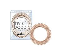 Invisibobble Slim thin spiral hair band 3 pcs, Bronze Me Pretty