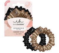 Invisibobble Sprunchie Slim Eko hair elastics in eco packaging 2 pcs, True Golden