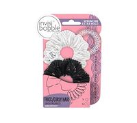 invisibobble Sprunchie Spiral Hair Ring - 2 Pack - Scrunchie Stylish Bracelet, Strong Elastic Grip Coil Accessories for Women - Gentle for Girls Teens and Thick Hair (Get a Grip)