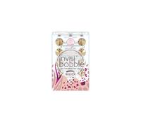 Invisibobble Urban Safari Waver Wildlife Nightlife Hair clips Gold rivets and pink beads