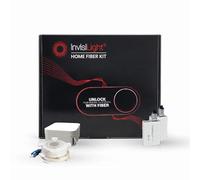 InvisiLight HOME FIBER KIT: Wired internet where you need it - Create a nearly invisible wired connection for Wi-Fi, gaming and more - 0.6mm ultra-fine fiber