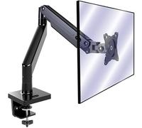 Invision Monitor Arm Bracket Mount for 24-40 Inch Screens VESA 75-100mm Ergonomic Height Adjustable Desktop Clamp Tilts Extends 2-15kg (MX450)