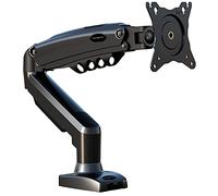 Invision Single Monitor Arm Desk Mount for 19-32 Inch Screens - VESA 75/100mm Stand Desk Clamp - Tool Free Height Adjustment with Tilt Swivel Rotate - Increased Load Capacity from 2-9kg (MX200)