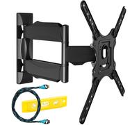 Invision® Ultra Slim Tilt Swivel TV Wall Bracket Mount - For 24 - 55 Inch LED LCD Plasma & Curved Screens - Now Includes 1.8m HDMI Cable (HDTV-E)