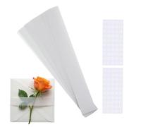 Invitation Belly Bandages with Adhesive Backing, Translucent, Can Be Cut to Size and Self-Adhesive, Pack of 100 Invitation Wrap Belly Bands, for Event Planners, Party Organisers as well as for