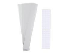 Invitation Belly Bands, Can be Cut to Size, Includes 100 Self-Adhesive Dots, 100 Piece Wedding Invitation Banderoles as Accessories, for Event Planners, Party Organisers as well as for Engagements and