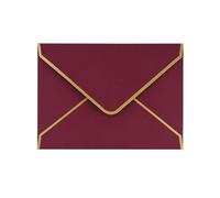 Invitation Envelopes， Invitation Envelopes Multicolor 5x7 inches Pack of 30/50pcs(Wine Red,30pcs)