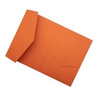 Invitation Envelopes， Wedding Invitations Cards 50 pcs Laser Cut Tri-Fold Kit Pocket Envelope Inserts Multicolor(Terracotta,Blank Set)