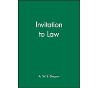 Invitation to Law (Invitation Series)