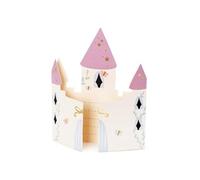 Invitations Children's Birthday Castle - Pack of 6 Pink Invitations with Envelopes Princess Party