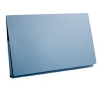 Exacompta Guildhall Full Flap Pocket Wallet, 315gsm, Foolscap - Blue, Pack of 50